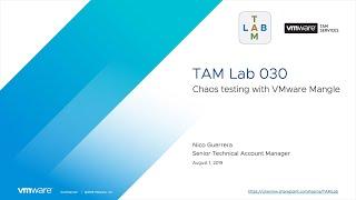 TAM Lab 030 - Chaos testing with VMware Mangle