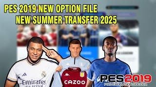 PES 2019 NEW SMOKE PATCH OPTION FILE 2024-2025 | Update Transfer 08 June 2024