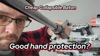 Cheap Collapsible Baton from TikTok. Is it good hand protection?