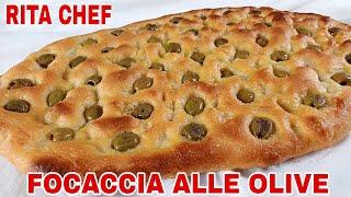 FOCACCIA ALLE OLIVERITA CHEF | Gustosa e super appetitosa.