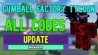 ALL Gumball Factory Tycoon CODES | Roblox Gumball Factory Tycoon Codes (July 2023)