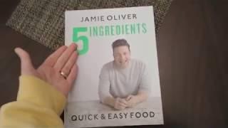 Jamie Oliver 5 Ingredients Quick & Easy Food Recipe Book Cookbook Review Flip Through