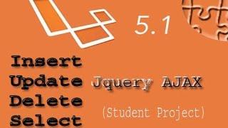 how to insert update delete using ajax in laravel 5.1 parth 3