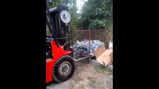 Погрузчик HYSTER в работе