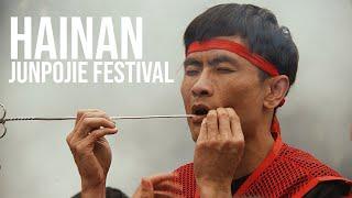 China Hainan Jun Po festival : Nice food, kung fu and deities!