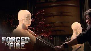 DOUBLE Elephant Fighting Swords, DOUBLE THE HEAT | Forged in Fire (Season 9)