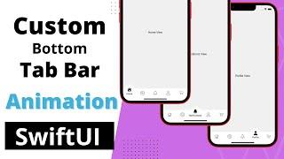 Custom Bottom Tab Bar with Animation in SwiftUI