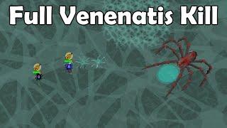 NEW Venenatis (Spindel) Boss - Full Kill With Game Sounds (OSRS Wilderness Boss Rework 2023)