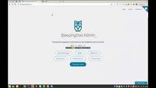 Sleepingowl admin. How to Install laravel admin panel