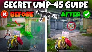 THESE SECRET TRICKS WILL MAKE YOU UMP-45 GOD IN CLOSE RANGE(BGMI/PUBGM) Tips & Tricks.