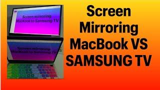 How to Mirror Macbook to Samsung Smart TV || Screen Mirror Macbook To TV Wirelessly