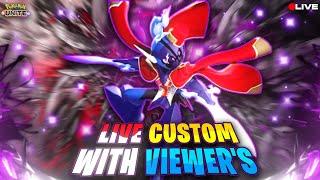 Pokemon Unite Live Playing Custom Battles With Viewers