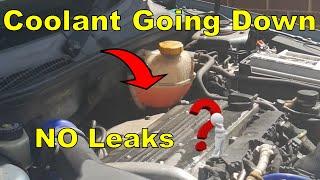 Is YOUR Coolant Going Down But NO Leak | Bad radiator CAP Signs | #Shorts