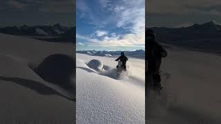 Ultimate Ride in Snow Dope Machine #advrider #adventuremotorcycle #adventurebike