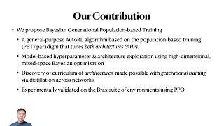 [AutoMLConf'22]: Bayesian Generational Population-Based Training Teaser