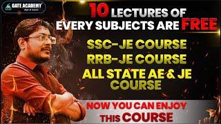 10 Lectures of every subjects are FREE | SSC-JE COURSE | RRB-JE COURSE | ALL STATE AE & JE COURSE