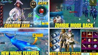  Next Mythic Forge Leaks | Next Premium Crate | Next Classic Crate Bgmi | Zombie Mode 3.3 Update