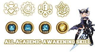 All Academic Awakening Skill - Dragon Nest M #AKMJ Gaming