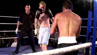 Unlicensed Boxing - 8 Knock Downs in 2 Rounds - Great Fight Action!