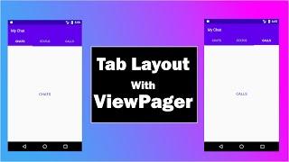 Android Tab Layout Tutorial using Viewpager and fragments || Tab Layout Tutorial