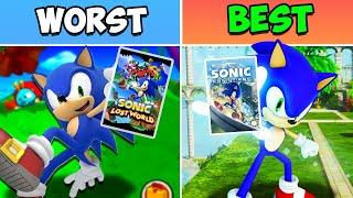 They Ranked EVERY 3D Sonic Game...