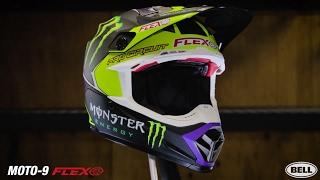 Bell Helmets Moto-9 Flex Monster Pro Circuit 17 Replica