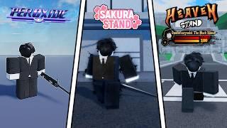 Obtaining Black Silence In Different Roblox Games (Heaven Stand, Sakura Stand, and Peroxide)