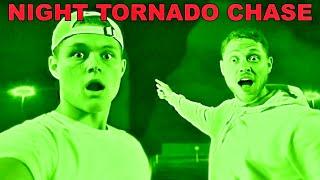 Tornado Chasing At Night | FULL CHASE