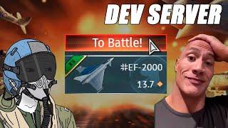 DEV SERVER EXPIRENCE ON EUROFIGHTER TYPHOON | War Thunder