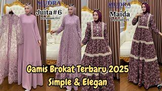 MODEL GAMIS BROKAT 2025 TERBARU SIMPLE ELEGAN & KEBAYA MODERN