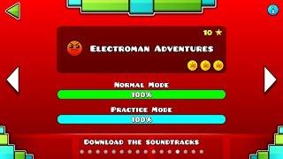 Geometry Dash - Level 13: Electroman Adventures (All Coins)