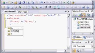 Visual Studio 2008:  Create XML File