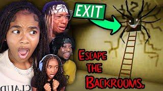TRAPPED In the BACKROOMS with The Homies!! [Escape the Backrooms PART 1]