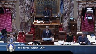 Special Session - Senate Floor Session - Part 1 - 06/09/25