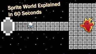 How to Sprite World in 60 seconds.