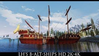 Skyrim SE Mods: LH's B-alt-Ships HD 2K-4K