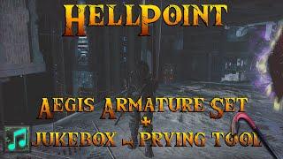 HellPoint - Omnicube Jukebox Program E - Prying Tool - Aegis Armature Armour Set Locations