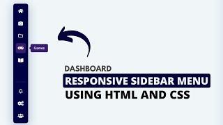 Sidebar Menu Using Html and Css | Vertical Navigation Bar Design Using Html and Css | Html and css |