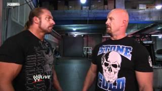 Raw: Triple H crosses paths with "Stone Cold" Steve Austin