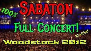 Sabaton - Woodstock 2012 | REACTION!