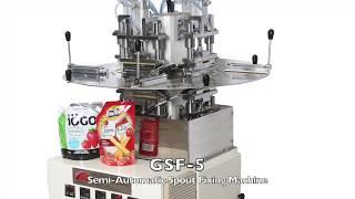 Semi-Automatic Spout Sealing Machine Model: GSF-5