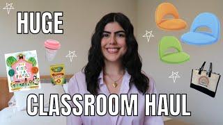 HUGE CLASSROOM HAUL! FIRST-YEAR EARLY CHILDHOOD TEACHER! | Gabriella Mortola