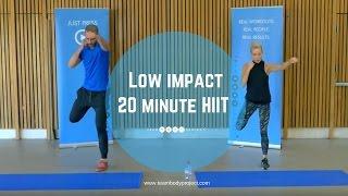 Low impact 20 minute HIIT workout - beginner/intermediate (H20 plan workout 1 )