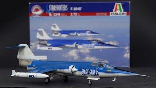 Lockheed F-104G Starfighter 1/72 (Italeri/ESCI) in civilian markings Build and final reveal
