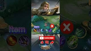 ARGUS best build 2023 #mlbb #mlbbtopcreation #mobilelegends