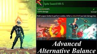 Beating Dead Cells with Mods !! (Advanced Alternative Balance + Ghost Rider Skin - Survival 5BC Win)