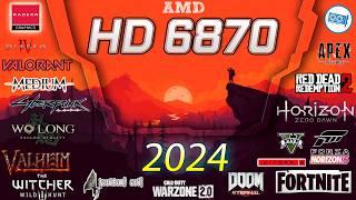 *AMD HD 6870 in 30 GAMES | Gaming test | 2024-2025