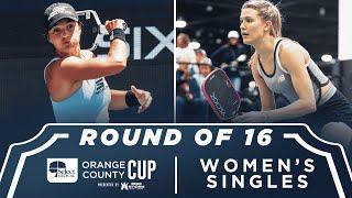 Catherine Parenteau v Genie Bouchard at the Select Medical Orange County Cup
