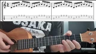 Stranger Things Main Theme - Easy Beginner Ukulele Tabs With Playthrough Tutorial Lesson