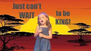 Just Can’t WAIT to be KING!   #lionking #disney #singalong #karaoke #broadway #singer #karaoke